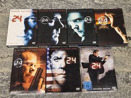 24 - Staffeln 1-7 / Kultserie auf DVD mit Kiefer Sutherland)