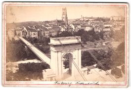 Fotografie Fribourg, Ortsansicht mit Br