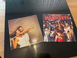 2 Vinyl Schallplatten Roxy Music Flesh + Blood Manifesto