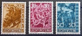 Liechtenstein Kat. 399-401 * 1960 Kat. 25 Euro