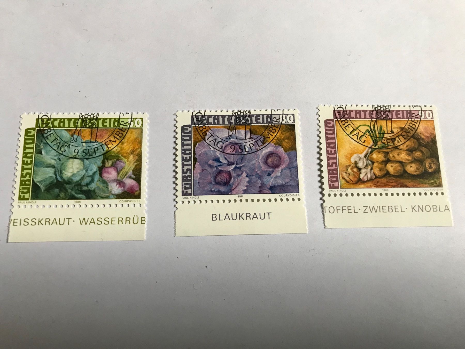 Alle Briefmarken: briefmarken FL 1986, gestempelt – Gebraucht aus liestal von makai05