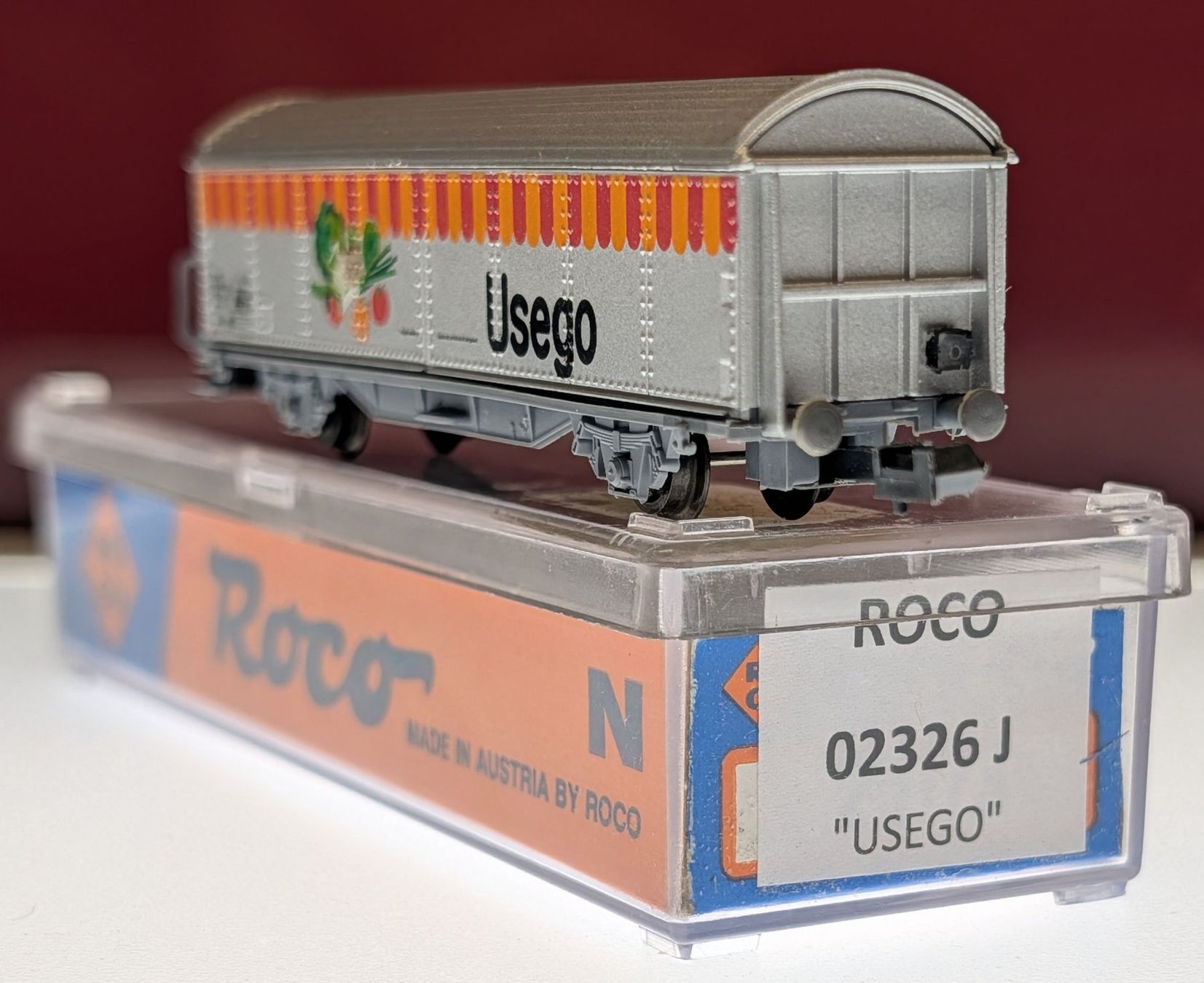 Roco Modelleisenbahnen: Spur N "Usego" Güterwagen von Roco – Gebraucht aus Reinach BL von angus74 3