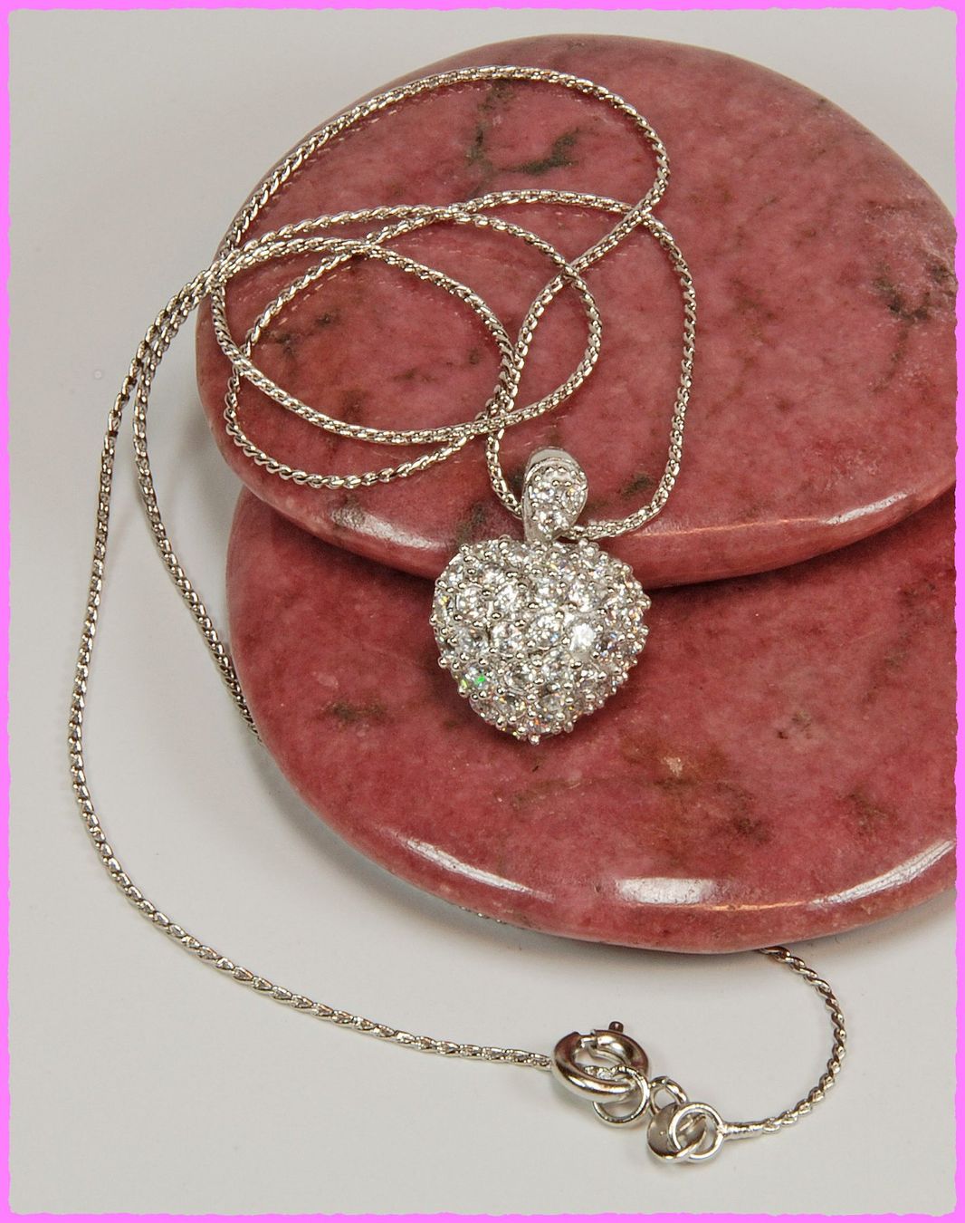 Ciondoli: Herz Anhänger mit Kette – Nuovo e nell'imballaggio originale da Oberglatt ZH venduto da Diamond-Girl