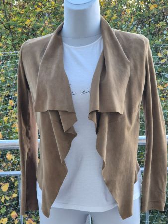 Stylische Jacke Ziegenleder/Baumwolle von Marco Polo