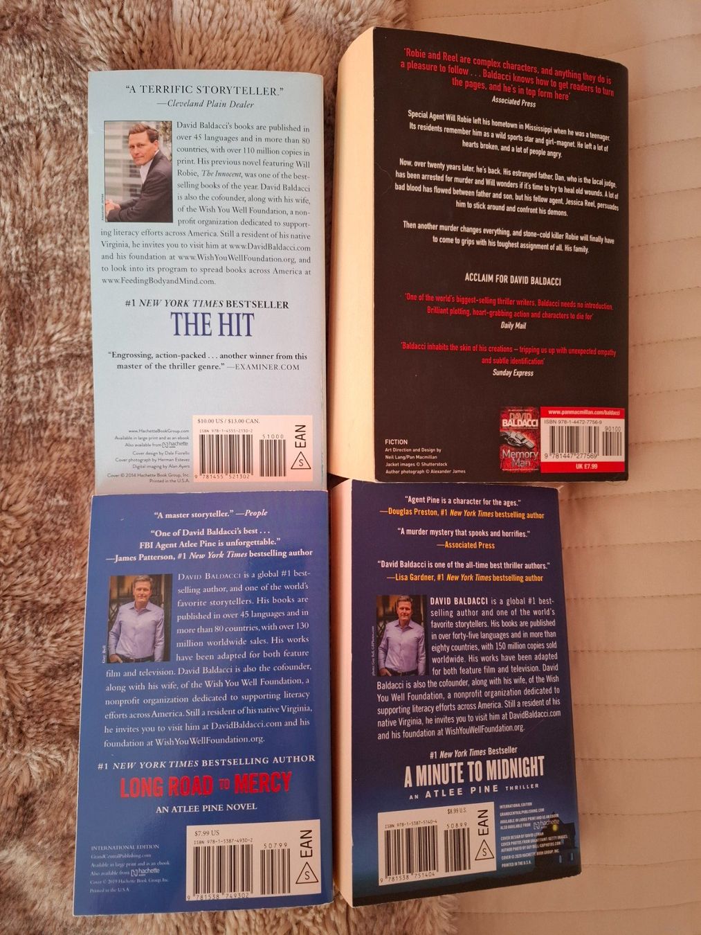 Libri: David Baldacci Thriller 8 Stk Memory Man Atlee Pine english – Usato da Affoltern am Albis venduto da Sabinezc 6