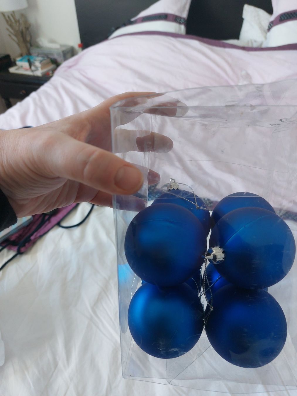 Ikea Tutte le decorazioni: Lot de 8 boules de Noël bleu électrique – Usato da Ostermundigen venduto da jul_7t8v 2