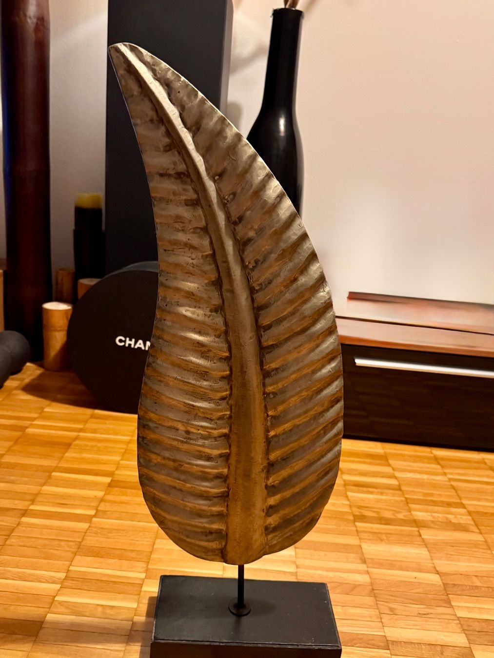 Tutte le decorazioni: Dekoration Blatt  71 cm in gold – Usato da Zürich venduto da NNK28
