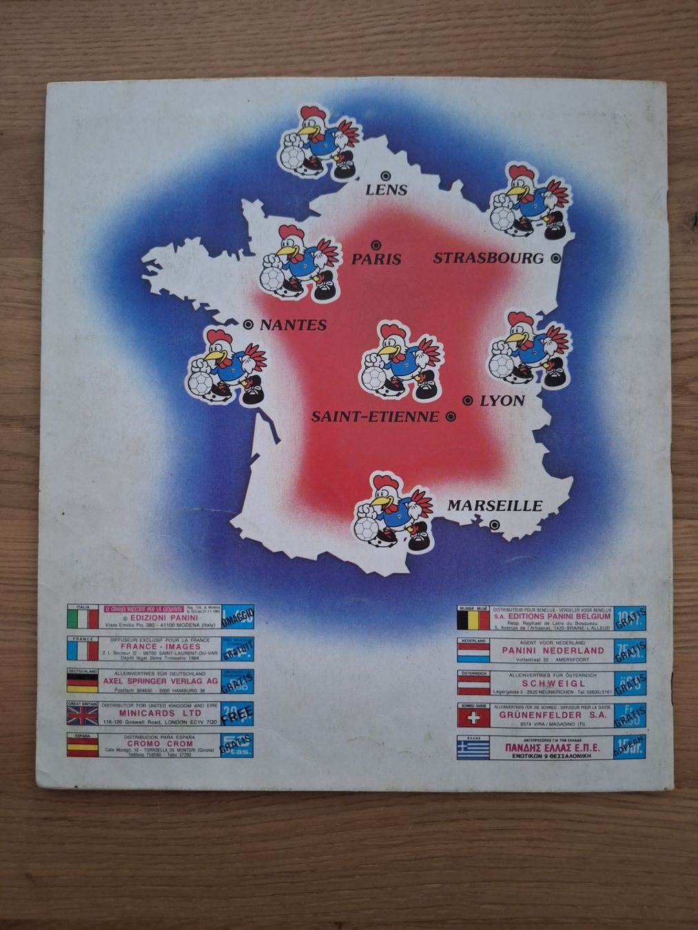 Panini Albums: PANINI EURO 1984 – D'occasion à St. Gallen par Matrix023 7