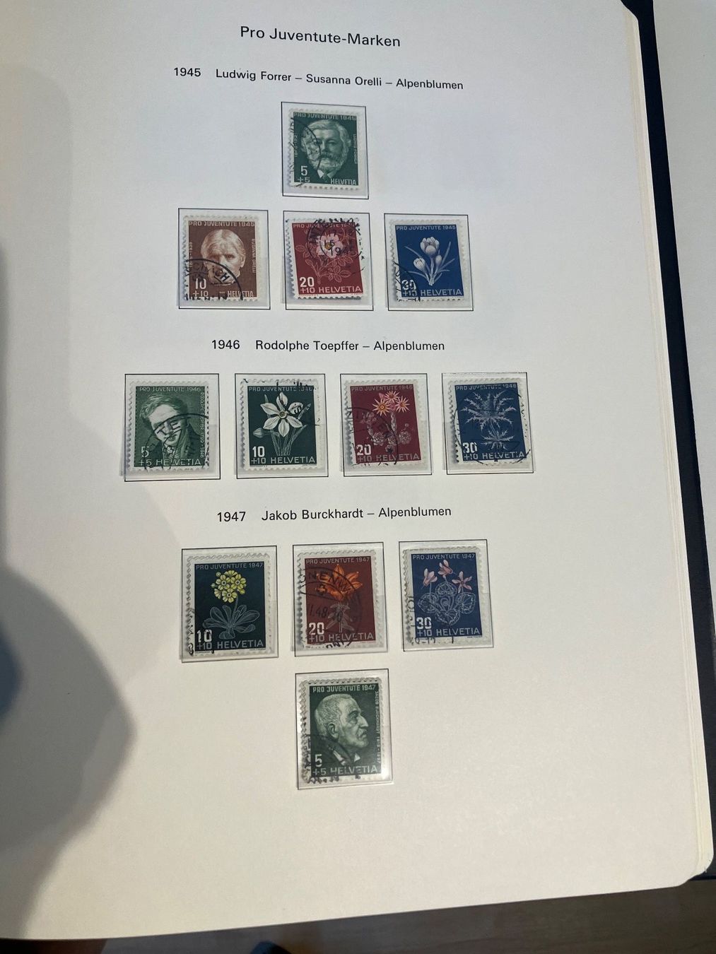 Tous les timbres: Pro Juventute 1912 - 1974 /bitte lesen – D'occasion à Baar par Ramona10 8