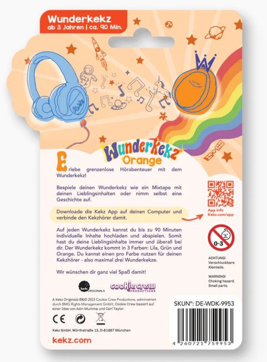 Audiolibri: Wunderkez Audioplayer Orange - Selbst bespielen! – Nuovo e nell'imballaggio originale da Freidorf TG venduto da DOSE61 1