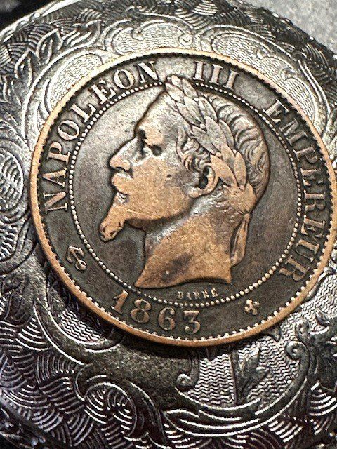 Tutti le monete: +  5  Centimes  +            Napoleon  1863 – Usato da Winkel venduto da zeho 1