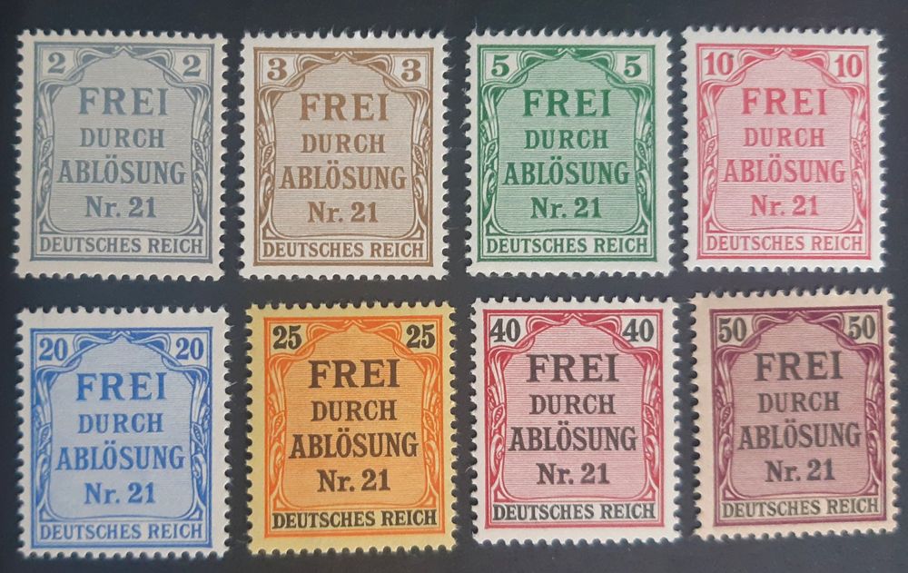 Briefmarke Deutsches Reich 1903 Dienstmarke D8 – Postfrisch ** MNH | Sammlerstück In Top-Qualität Von Prophila