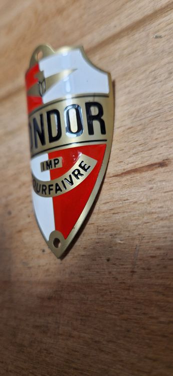 Original Condor Puch Velux Steuerkopfschild Emblem (Gebraucht) in ...