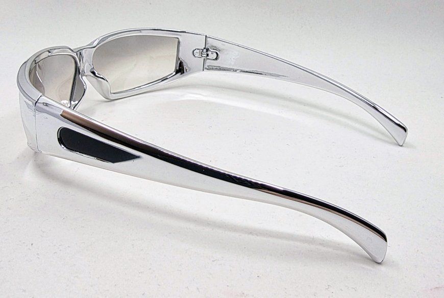 Occhiali & Lenti: Chromeo Spacy - Chrom-Silber Sonnenbrille – Nuovo (secondo la descrizione) da Zürich venduto da Numark 3