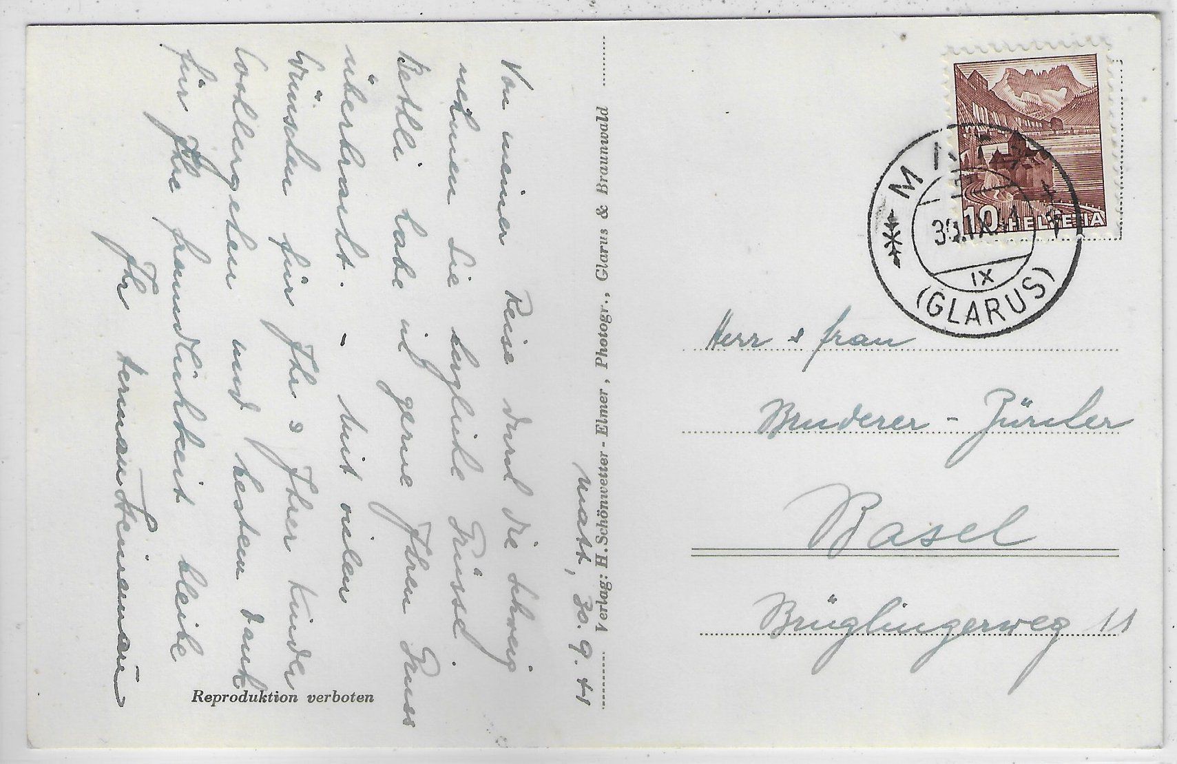 Cartoline postali: Matt und Engi von den Weissenbergen – Usato da Ettingen venduto da Kartenplanet 1
