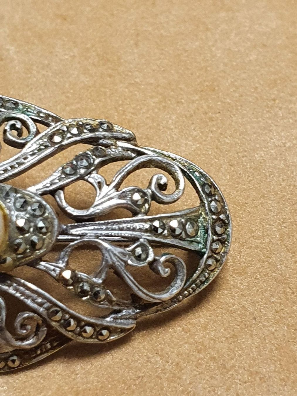Spille & Fermagli: Jugendstil Bijou - Ein Träumchen – Usato da Wohlen AG venduto da palmsprings 3