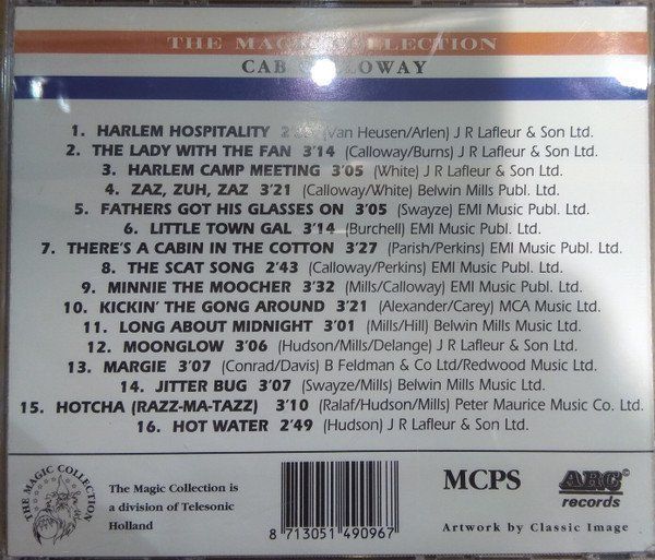 CD: Cab Calloway THE MAGIC COLLECTION Jazz CD – Usato da Kandergrund venduto da Sososo 2