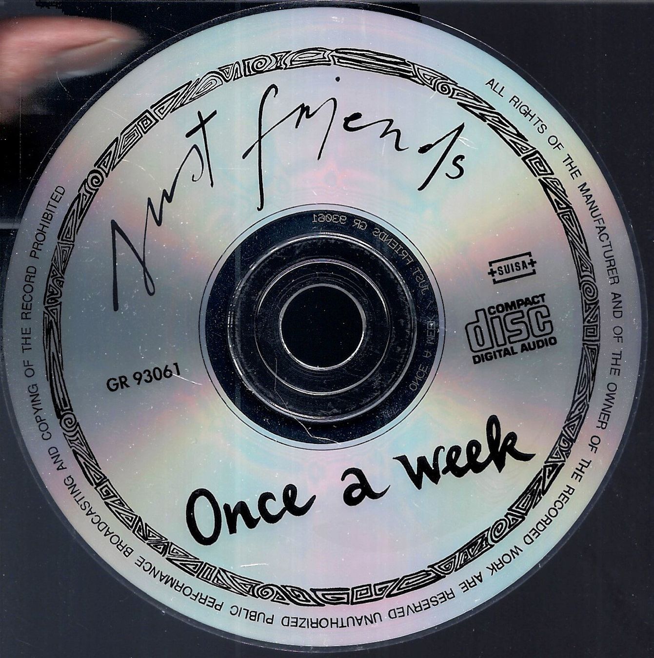 CD: Once A Week JUST FRIENDS Samuel Baur Schweizer Rock & Pop CD – Usato da Kandergrund venduto da Sososo 5