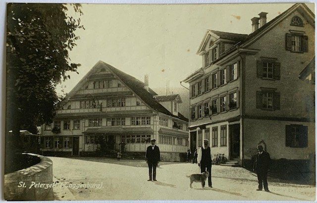 Ansichtskarten: AK St. Peterzell mit Restaurant Schäfle – Gebraucht aus Gundetswil von Egro100