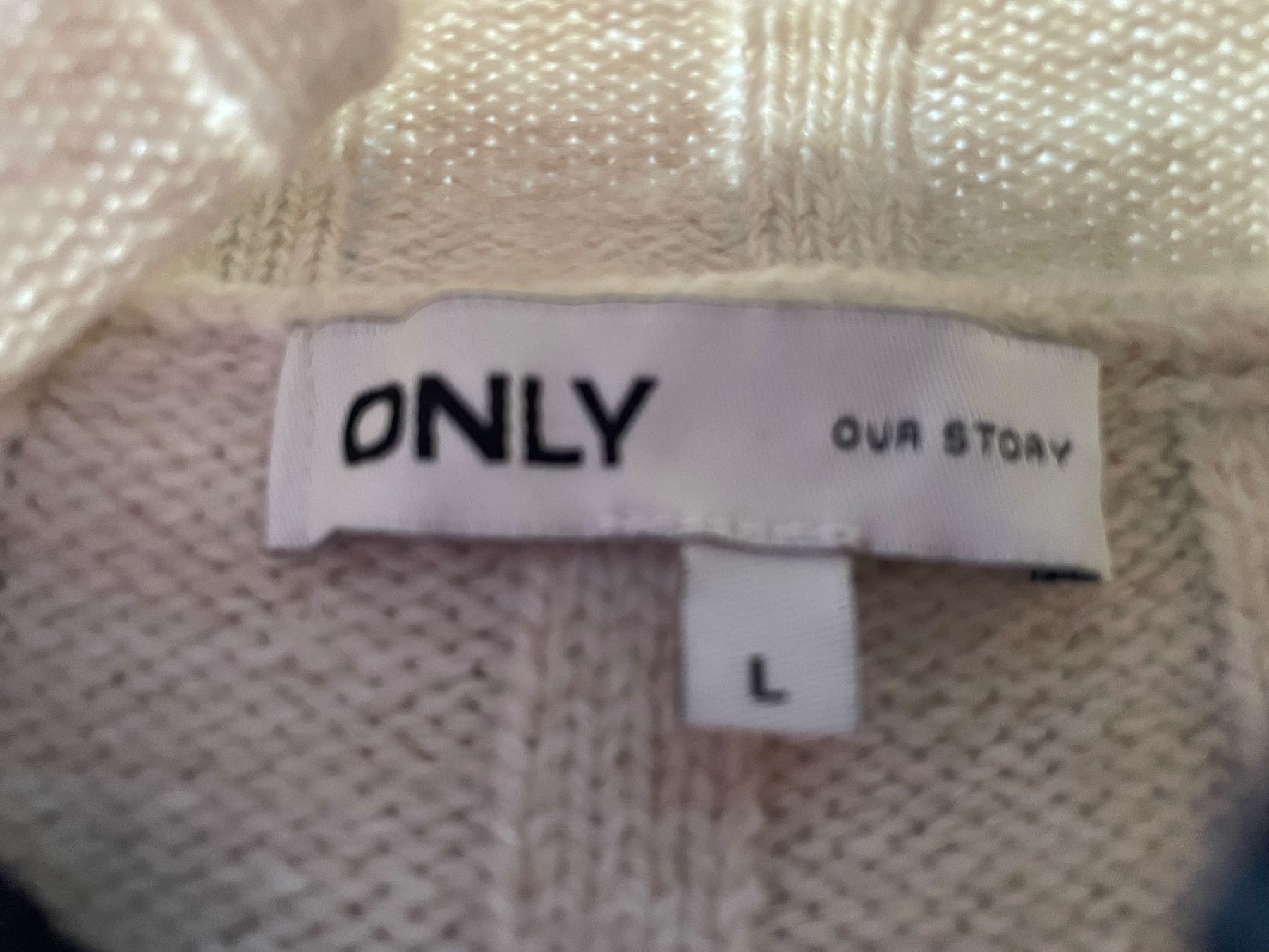 Only Pulls & Sweat-shirts: Only Strickpullover Gr. L, Crop, Beige mit Details – D'occasion à Coldrerio par Theres2004 2