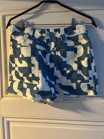 Shorts bash denim blue et blanc Ba&Sh taille 1