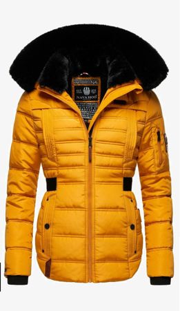 Navahoo Winterjacke, Gr. XXL, Senfgelb, Top Zustand!