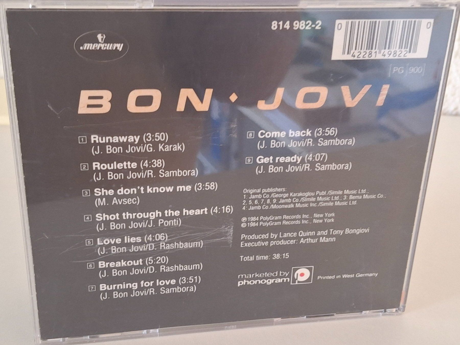 CDs: CD BON JOVI  -  Bon Jovi – Gebraucht aus Aarberg von Jackup1 1