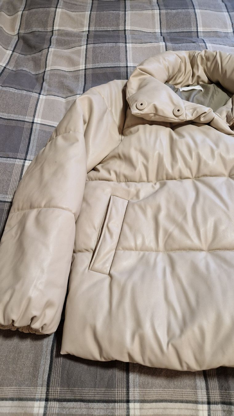 Mango Vestes: Mango Kunstleder Winterjacke Gr. S beige – D'occasion à Biel/Bienne par pat_ylj9 6