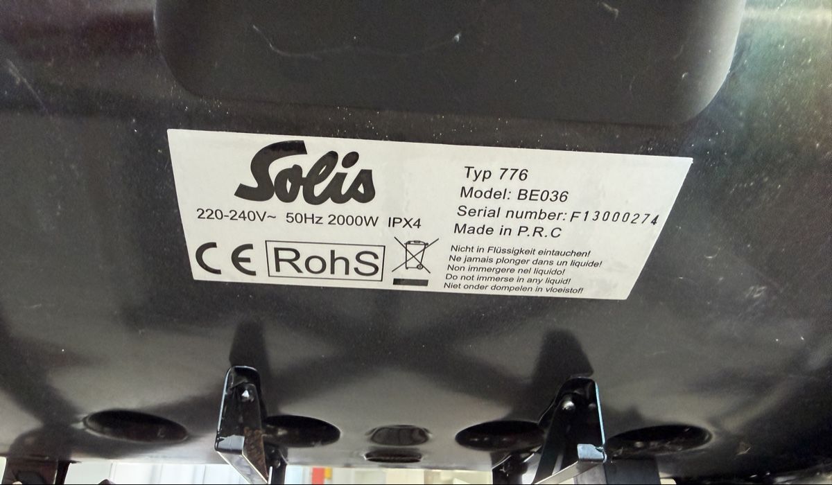 Griglie: neuwertiger Elektro-Grill von Solis  – Usato da Wettswil venduto da Onix2014 2