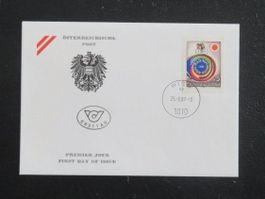 Ersttagsbrief der Rad-WM 1987