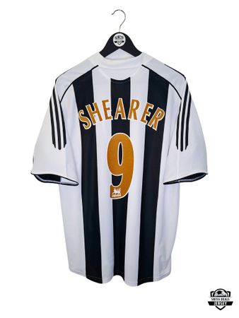 SHEARER #9 Original Newcastle 2005-07 Home Trikot