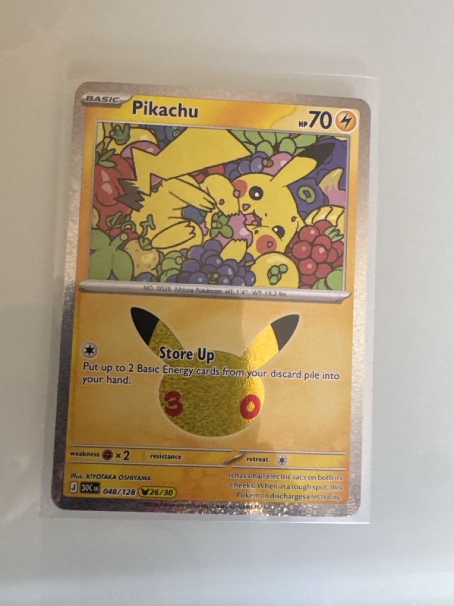 Pokémon Sammelbilder & Trading cards: Pikachu 30th celebration 26/30 – Neu (gemäss Beschreibung) aus Effretikon von lui_75tp