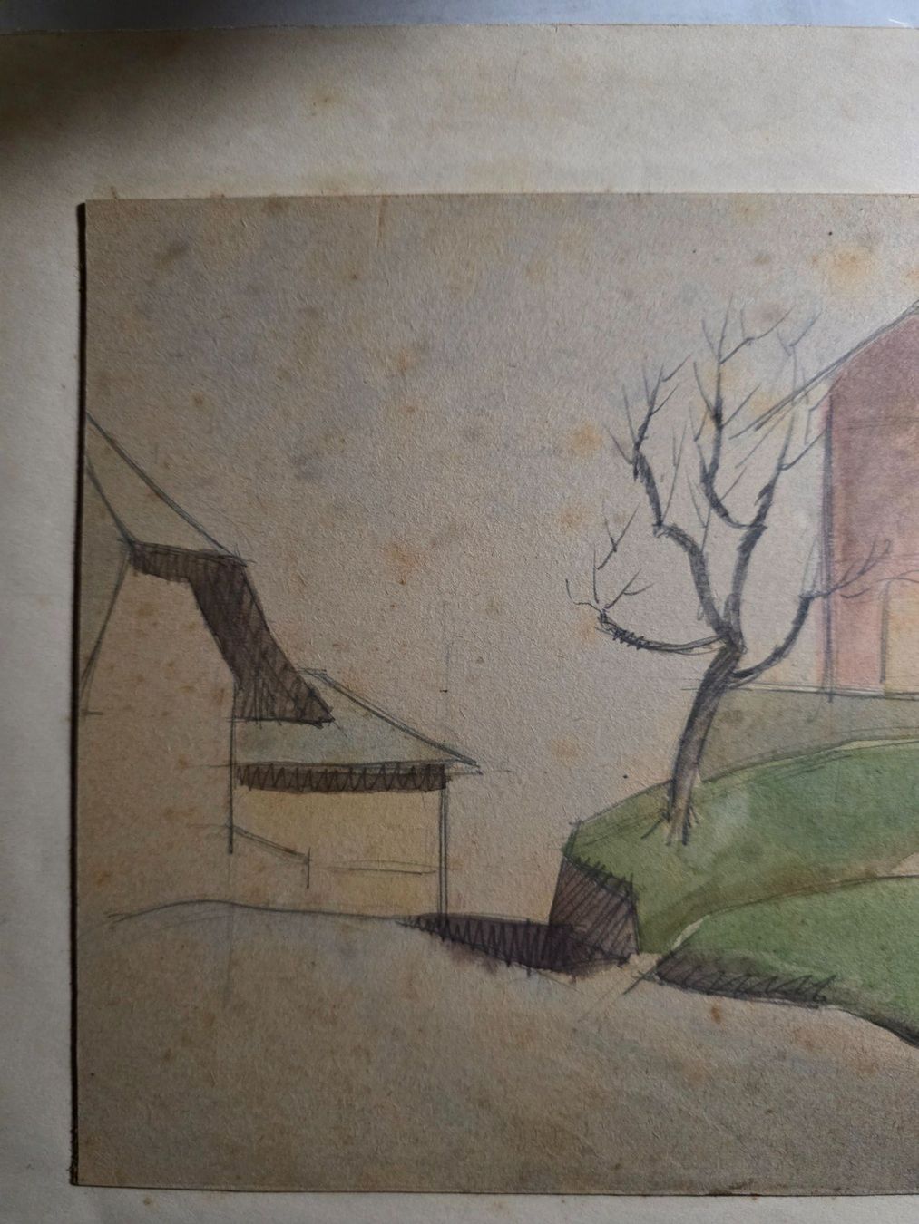 Dipinti: Obi Gottfried - Aquarell Gemälde Bild - 1931 – Usato da Walterswil BE venduto da Lonitti 3