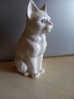 Vintage Porzellan Katze, weiss, Sammlerstück,