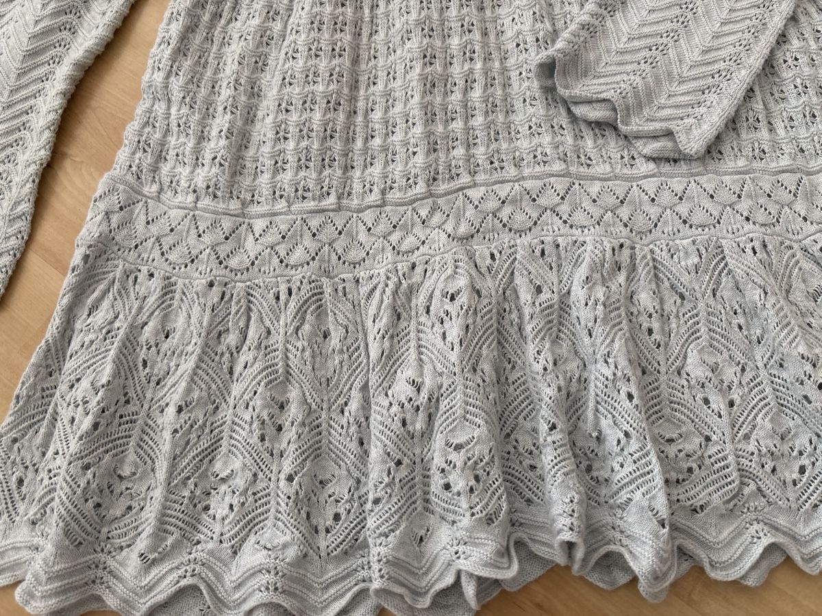 Odd Molly Vestiti: Strickkleid Odd Molly hellblau Baumwolle Grösse 38/40 – Usato da langenthal venduto da rundholz7 7