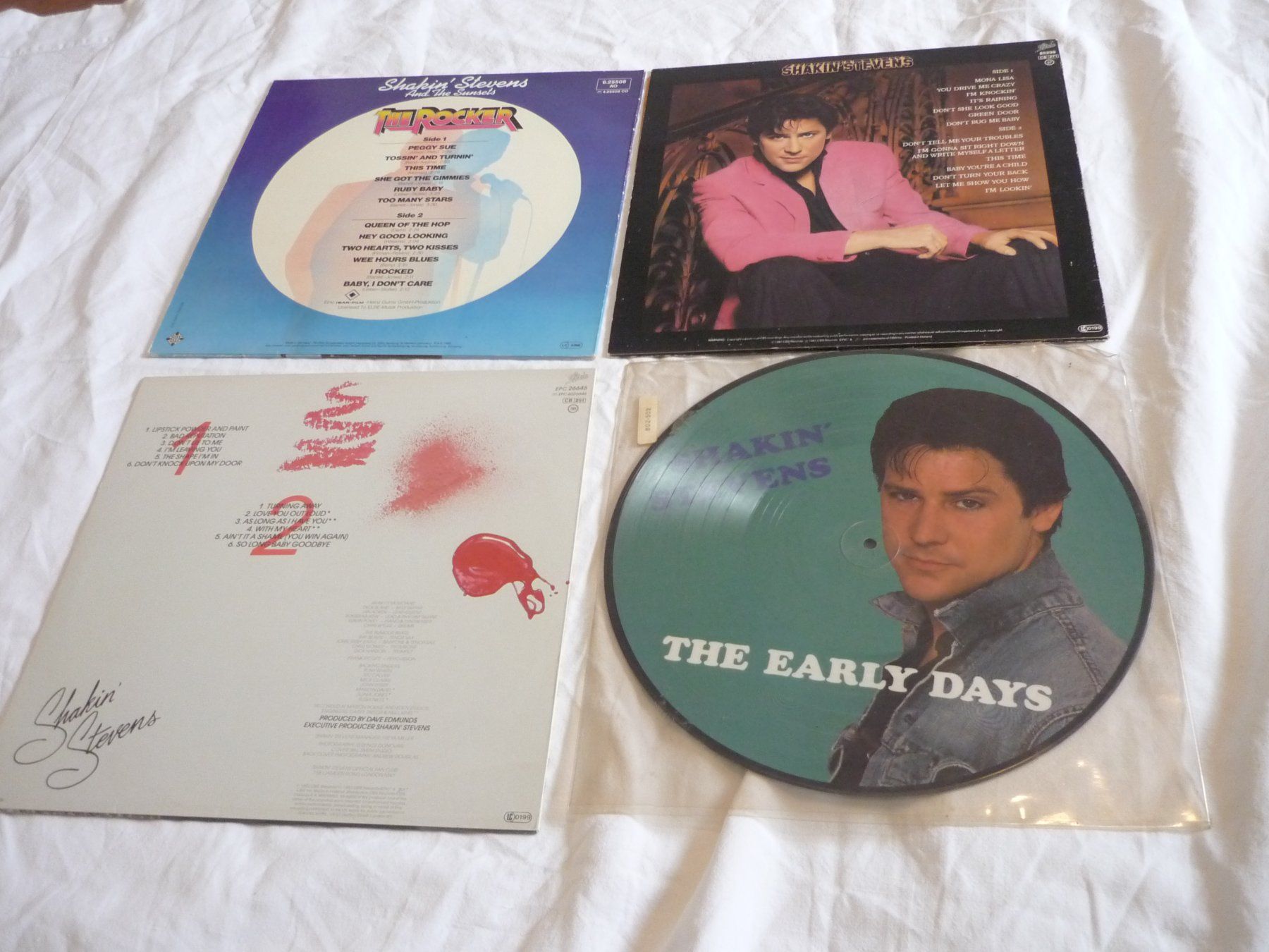 Dischi in vinile: 4x 12" Schallplatten - Shakin Stevens - Top Sammlung – Usato da Beringen venduto da zzRegal 1