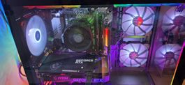 Gaming PC mit Geforce RTX 3060 und RGB Lüftern