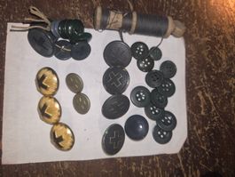 Boutons militaires armée suisse