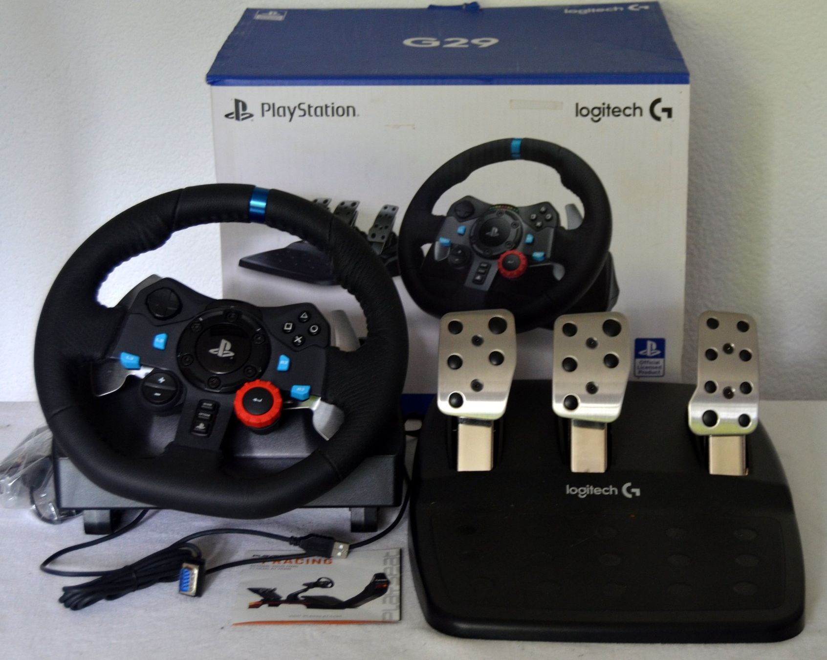 Logitech Controller: Logitech G29 Driving Force Racing Wheel PS5/PS4/ PC/ iMac – Usato da Collonges venduto da arashee