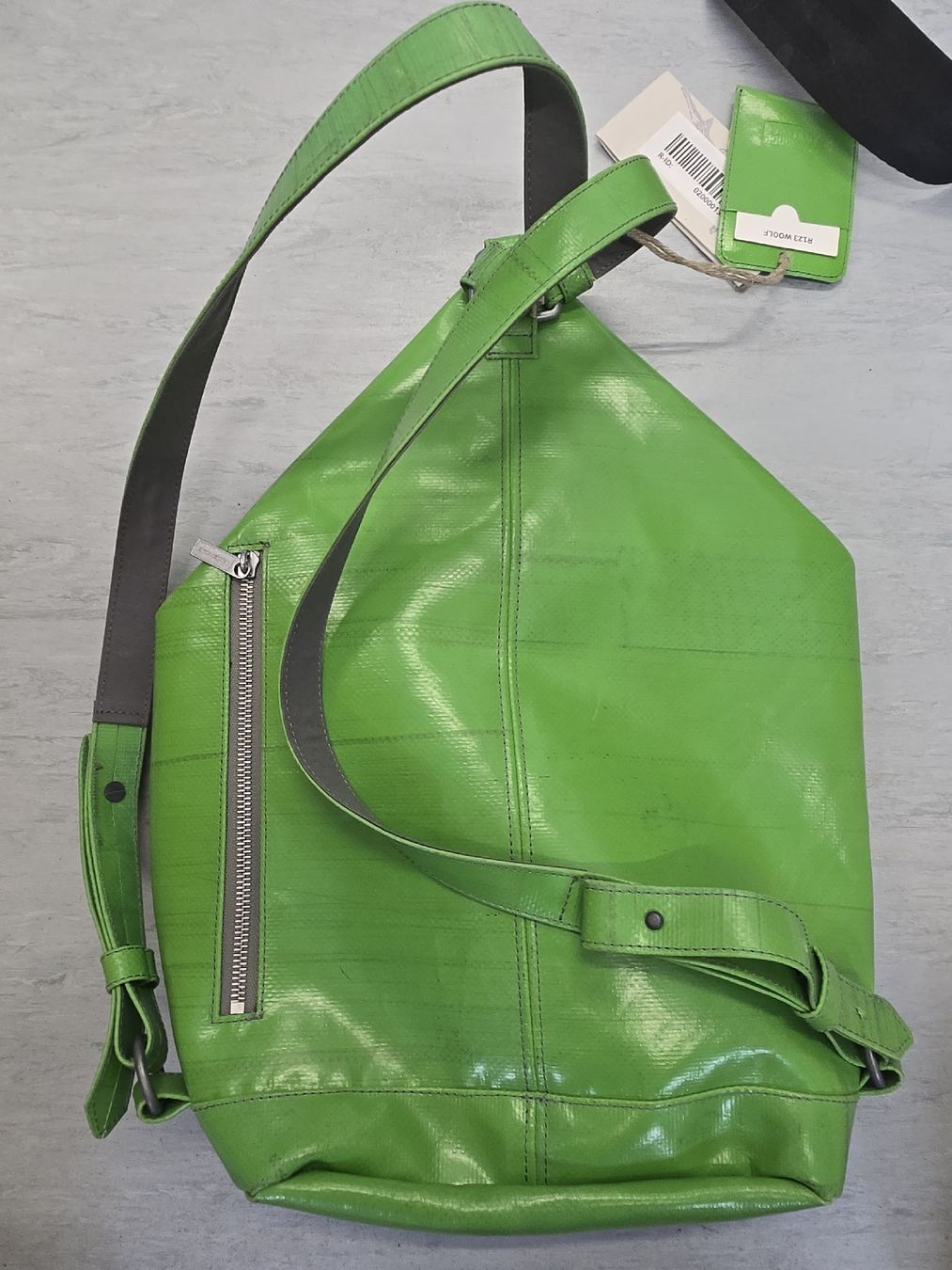 Freitag Zaini: Freitag R123 Woolf - tolles Grün! – Nuovo e nell'imballaggio originale da Brunnen venduto da MickyMaus77 2