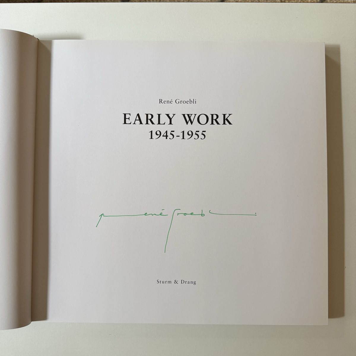 Libri: René Groebli EARLY WORK signed – Nuovo (secondo la descrizione) da Zürich venduto da FEC75 1