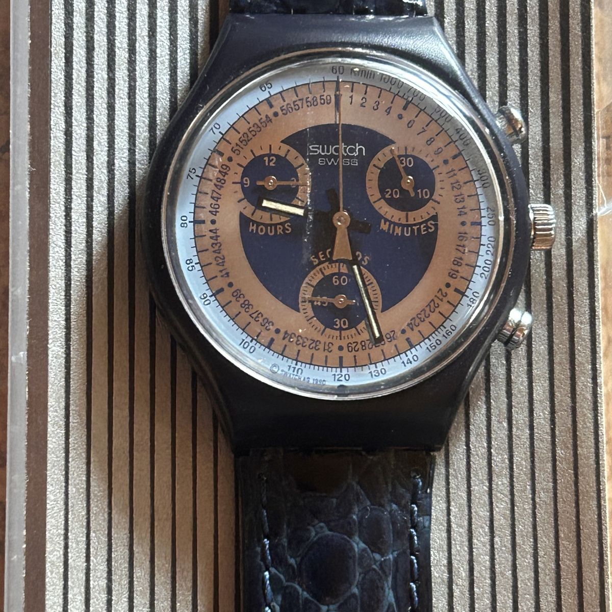 Swatch Orologi: Swatch chronograph schwarz – Nuovo (secondo la descrizione) da Laufen venduto da Bellavitaboom