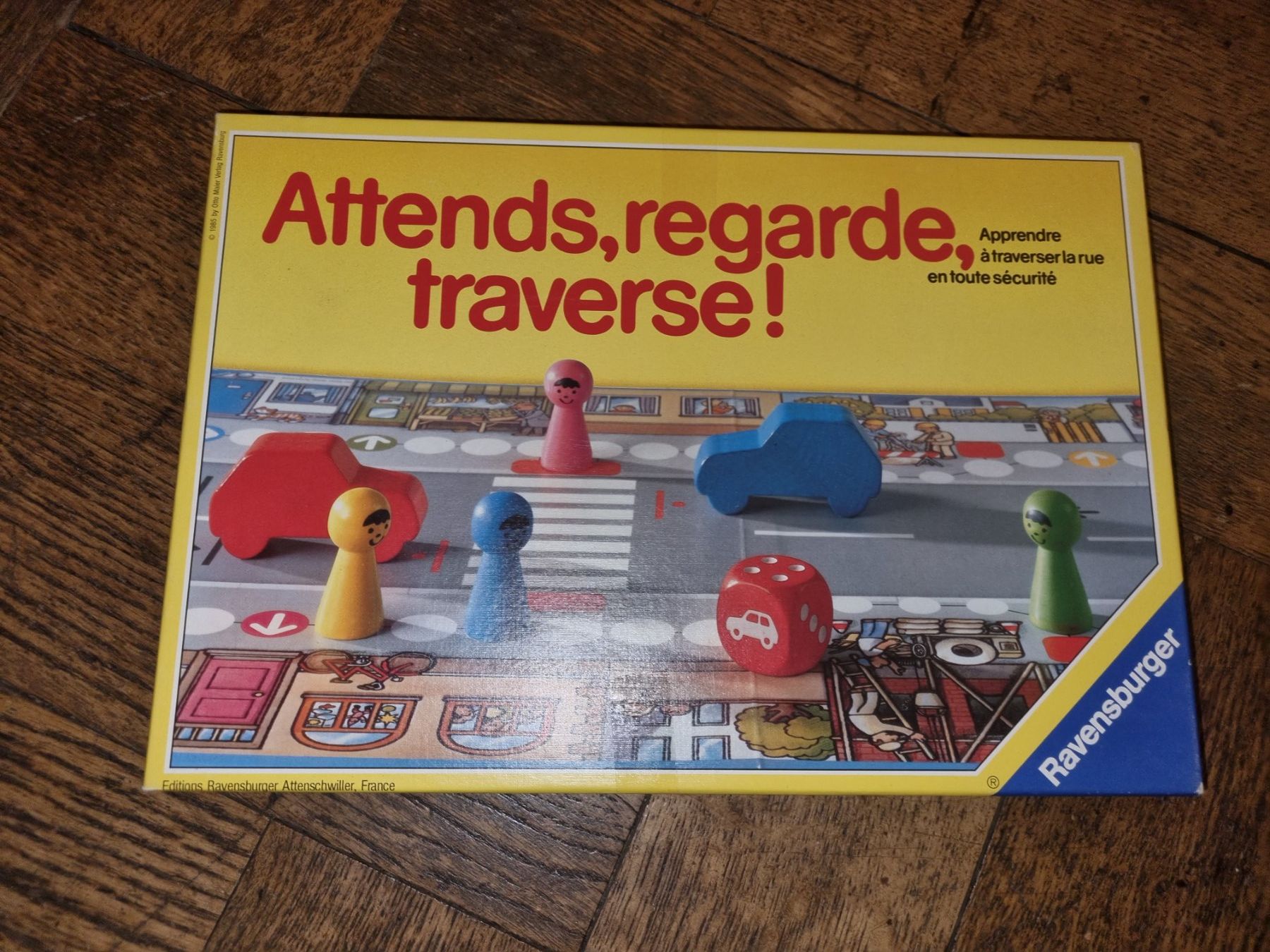 Ravensburger Giochi: Jeu Ravensburger "Attends, regarde, traverse!" 4-7 ans – Usato da Fribourg venduto da jarmilka