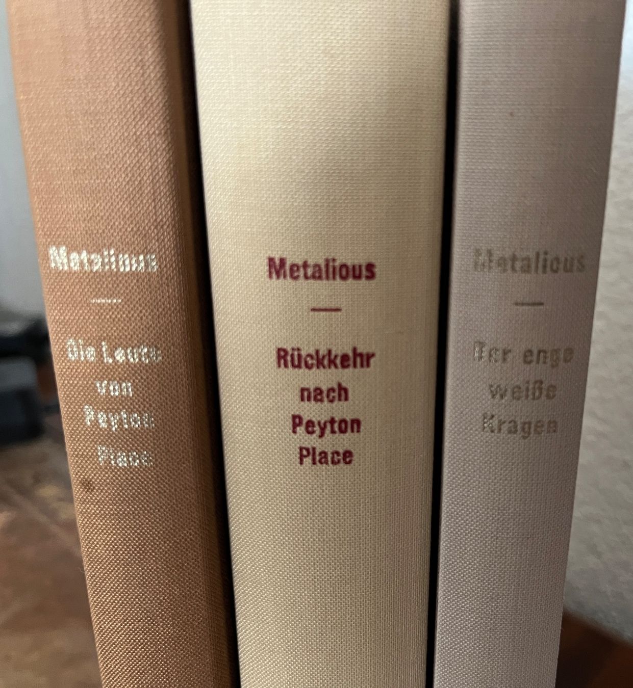 Libri: Bücherpaket - Grace Metalious : Peyton Place -  3 Bände – Usato da Stetten AG venduto da Brissago25 1