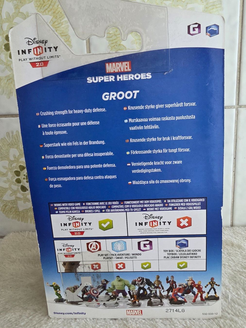 Disney Giocattoli: Figurine Disney Infinity Groot Marvel Super Héros 2.0 Neuf – Nuovo (secondo la descrizione) da Genève venduto da BruceKampbell 1