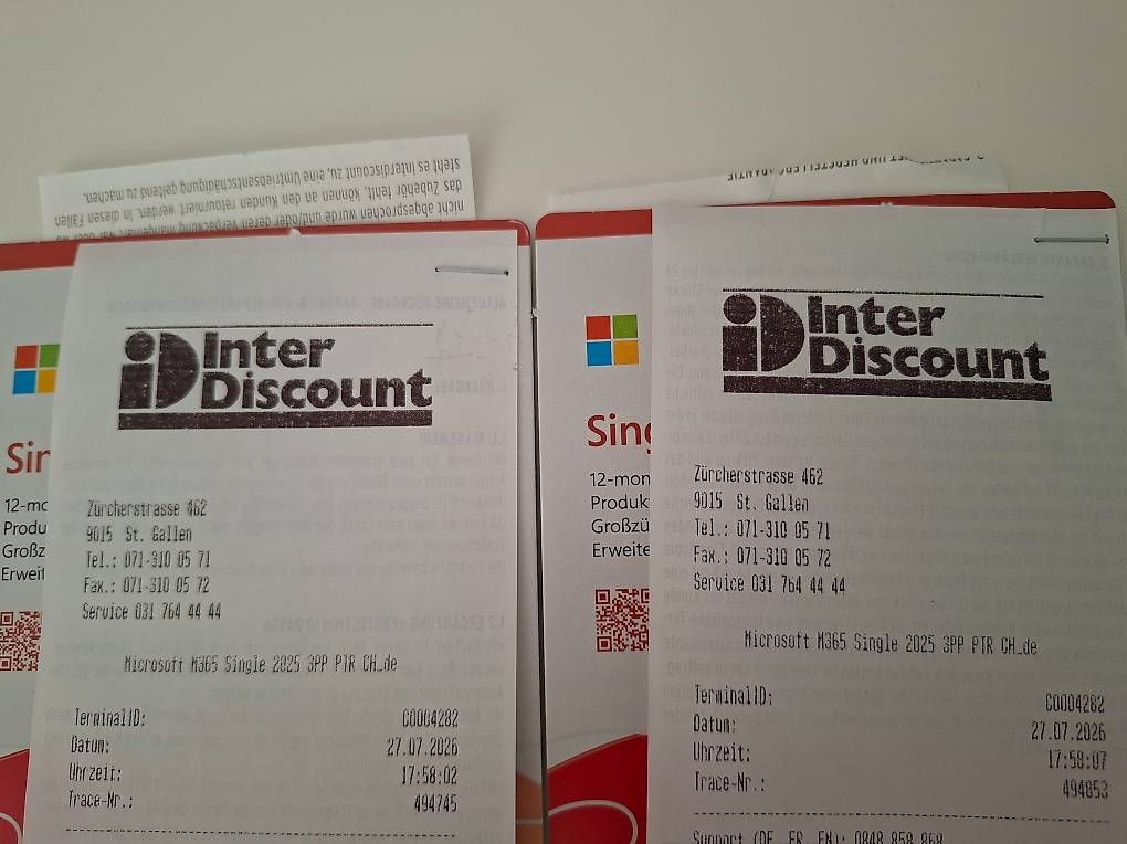 Microsoft Applications: Microsoft M365 Single 1 Jahr/1 Person – Neuf avec emballage d'origine à Bischofszell par Edy-85 1