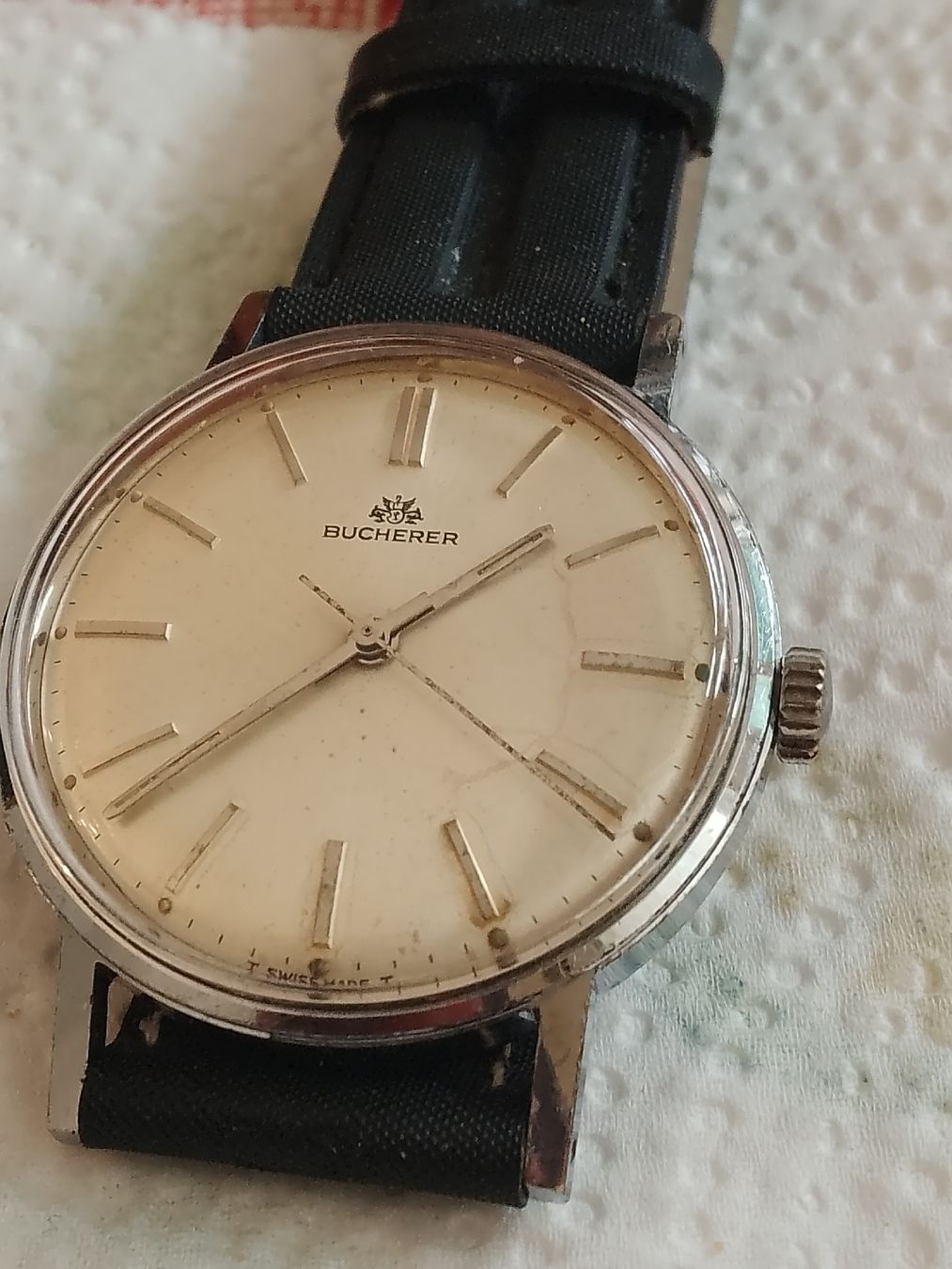 Bucherer Orologi: Bucherer Antik Handaufzug 35mm läuft – Usato da Agno venduto da sam2608