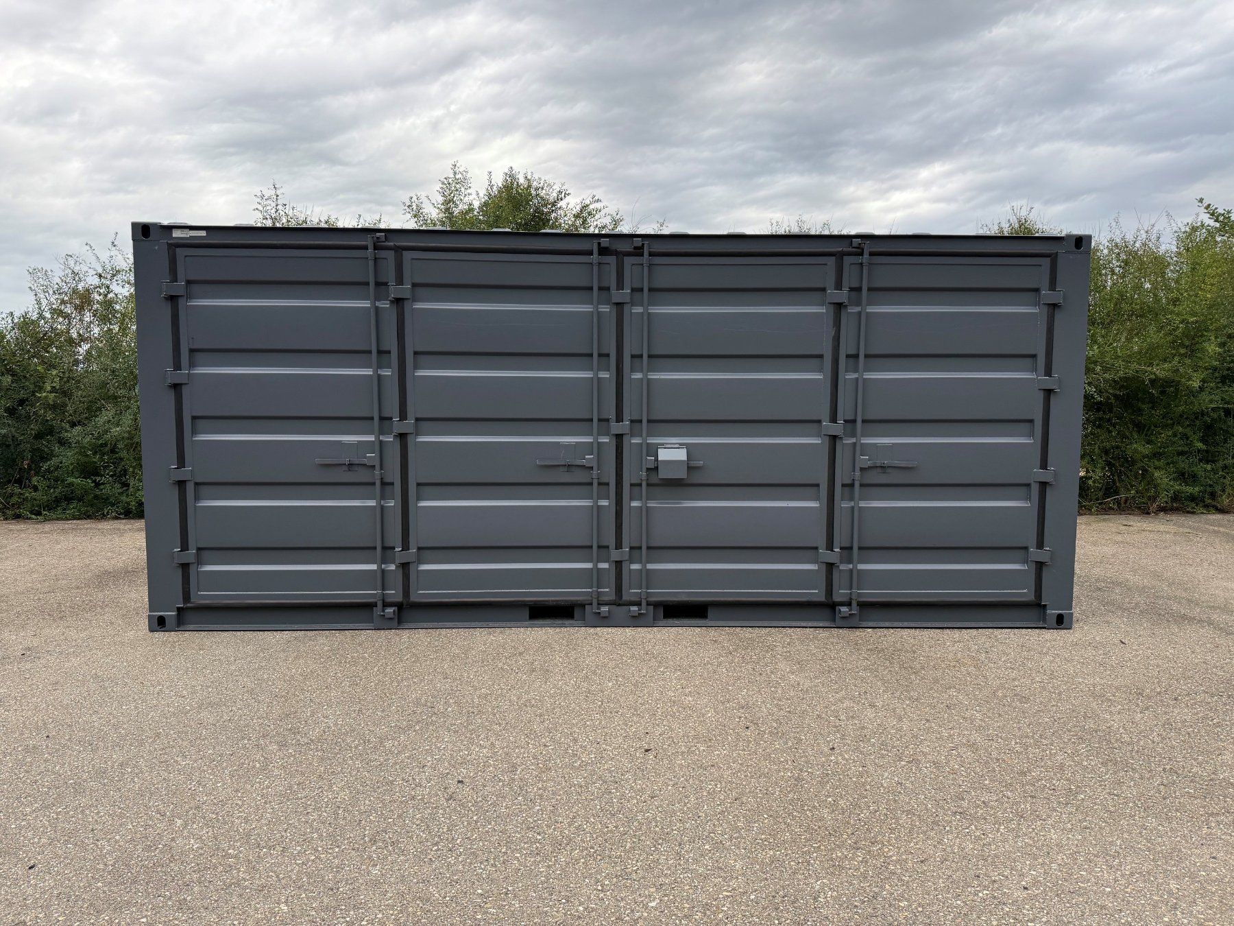 Contenitori edile: 20 Fuss Lagercontainer in grau, Open Side – Nuovo e nell'imballaggio originale da grosswangen venduto da Poliniman0