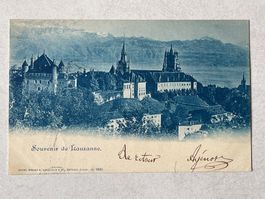 Alte Ansichtskarte Lausanne, Souvenir de Lausanne,