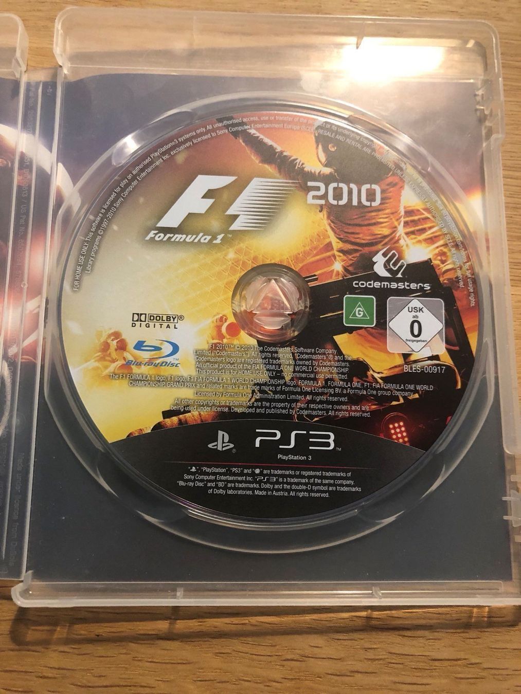 Sony Spiele: F1 2010 für Sony PS3 – Gebraucht aus Kestenholz von Inna09 2